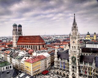 München Stadt von oben. @ 