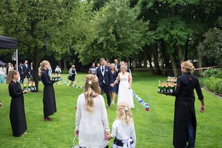 Sektempfang bei Hochzeit @ 